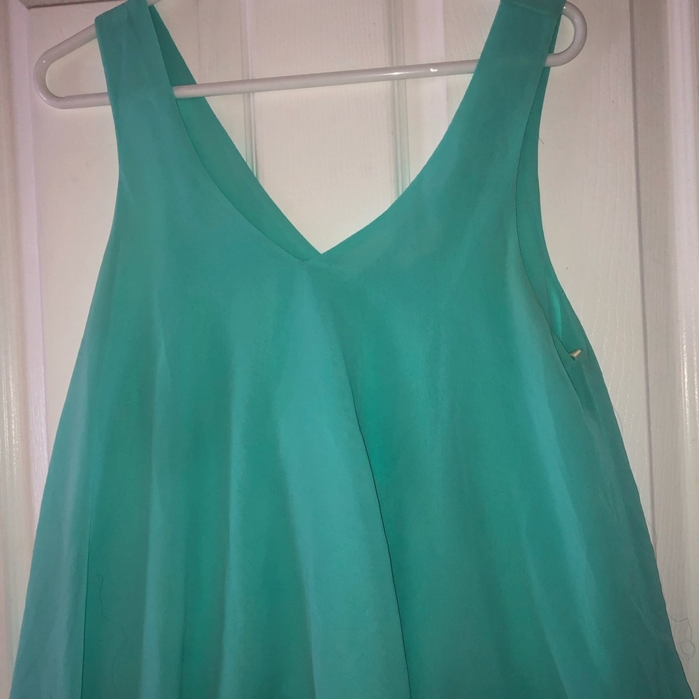 Teal tank top